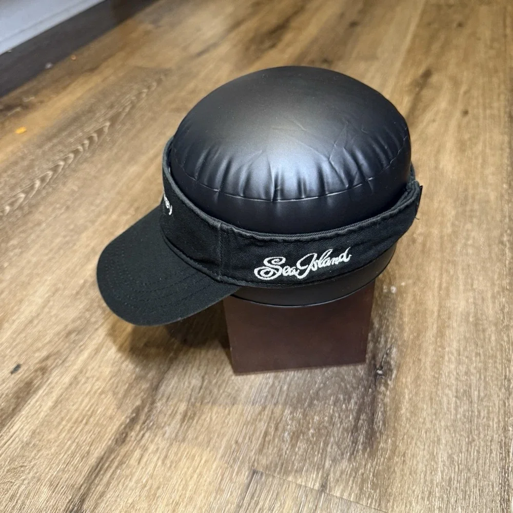 Imperial McGladrey‎ Classic Visor Hat Black White Golf Pickleball Sea Island
